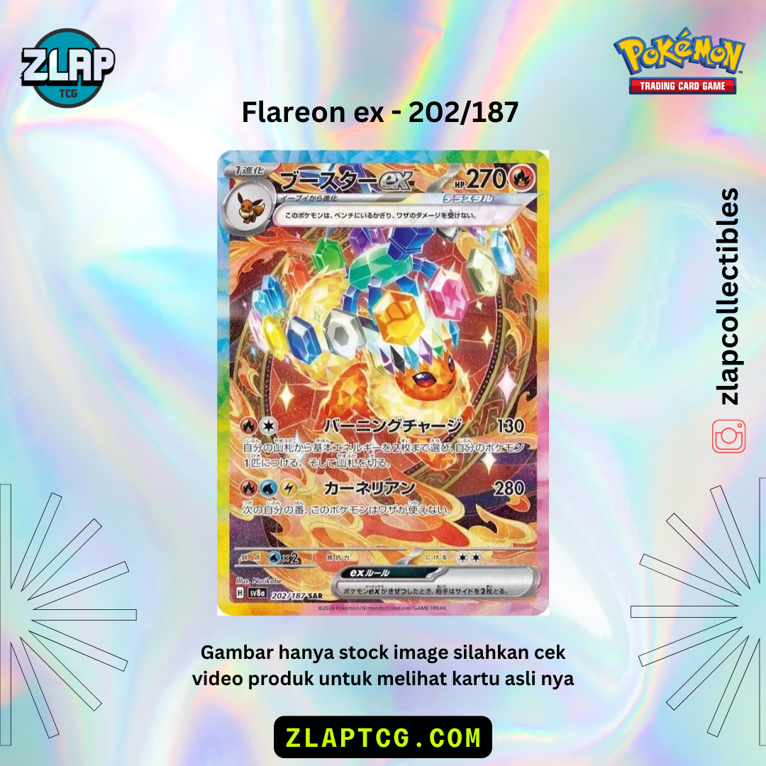 Flareon Ex 202 - Terastal Festival Eeveelution