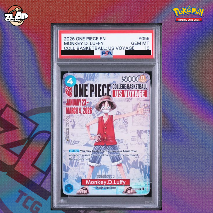 PSA10 Monkey.D.Luffy [College Basketball US Voyage] P-055