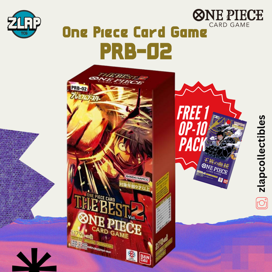 One Piece Card Game The Best Vol.2 PRB-02 Premium Booster Box [PRE-ORDER]