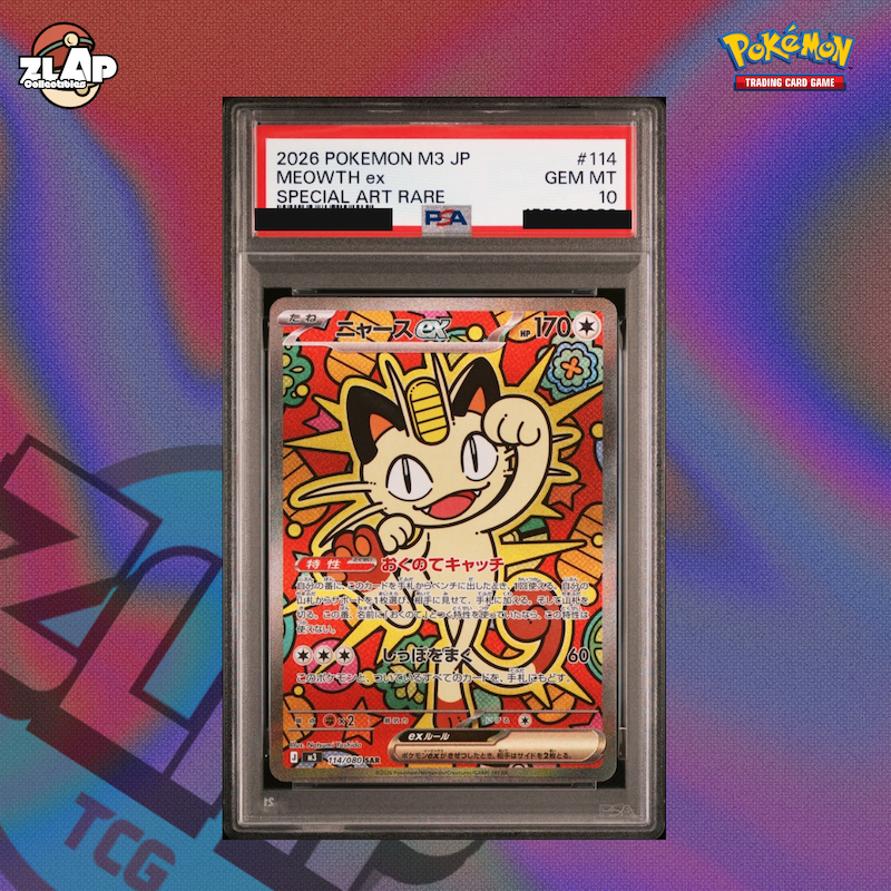 PSA10 Meowth ex #114 Pokemon Japanese Nihil Zero